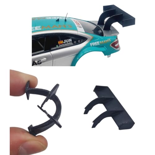 blackslot Flexibler Spoiler, Carrera Zubehör für 132 AMG Mercedes C-Coupe DTM, Carrera Bahn Zubehör, Tuning Kleinteil Ersatzteil von Blackslot
