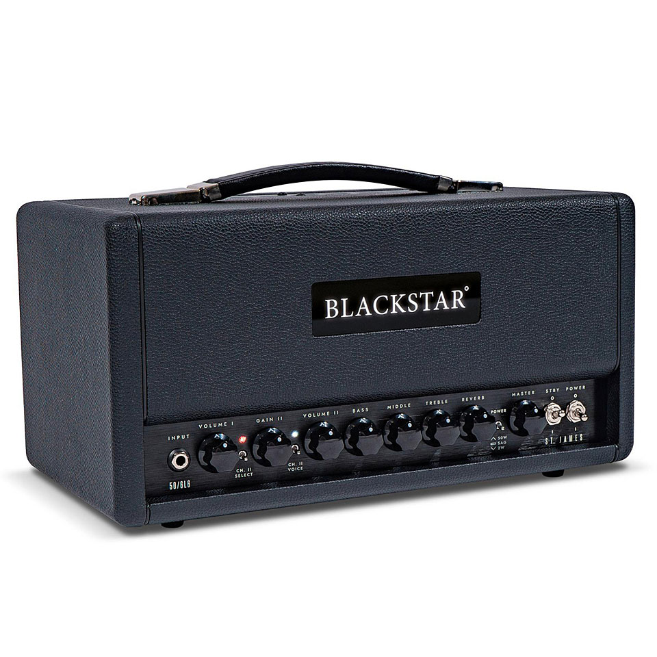Blackstar St. James 50 6L6H Black Topteil E-Gitarre von Blackstar