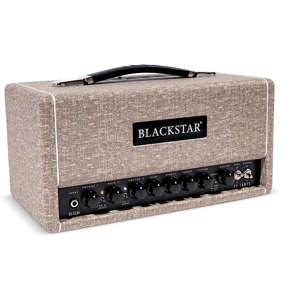 Blackstar St. James 50 EL34H Fawn Topteil E-Gitarre von Blackstar