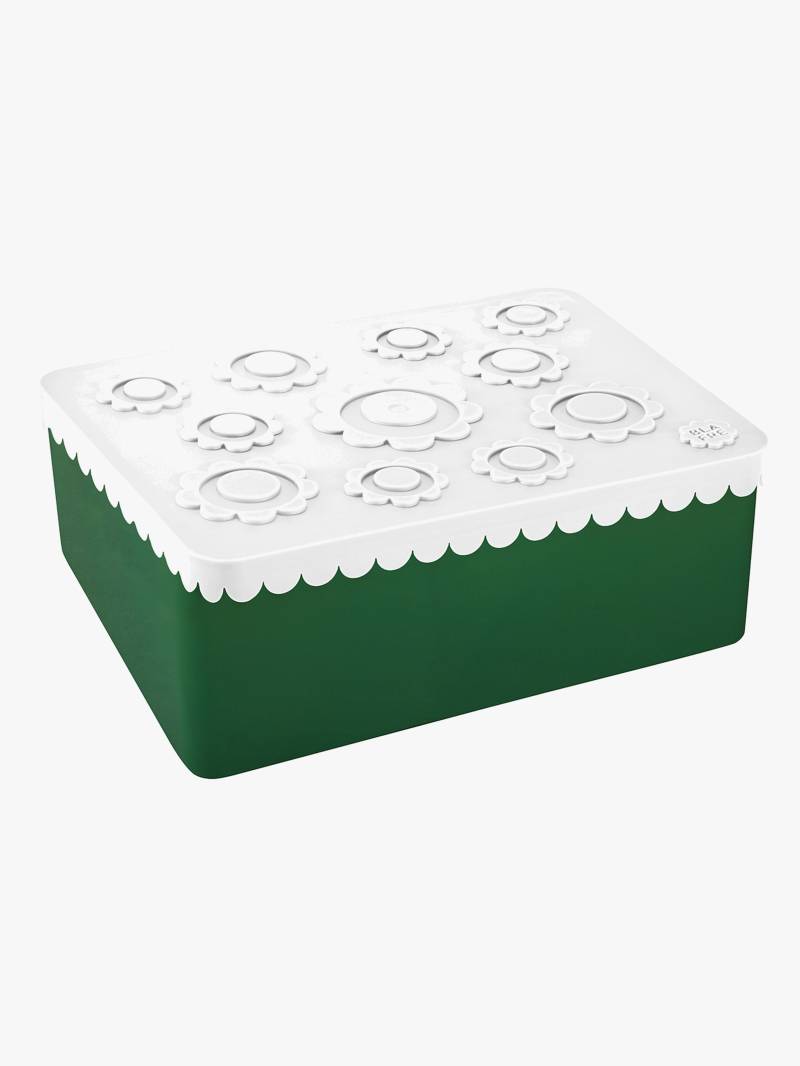 Blafre Lunchbox Drei Fächer Blume, Weiß/Dunkelgrün Blafre Lunchbox Drei Fächer Blume, Weiß/Dunkelgrün von Blafre