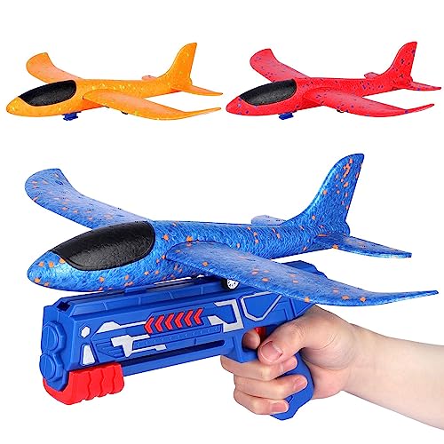 Flugzeug Spielzeug Kinder, Wurfgleiter Styroporflieger Modell mit Katapult Pistole Werfen Schaum Flugzeuge, Outdoor Interaktives Spiele Geschenk Junge Mädchen für ab 3 4 5 6 7 8 9 10 11 12 Jahre Flugzeug Spielzeug Kinder, Wurfgleiter Styroporflieger Modell mit Katapult Pistole Werfen Schaum Flugzeuge, Outdoor Interaktives Spiele Geschenk Junge Mädchen für ab 3 4 5 6 7 8 9 10 11 12 Jahre von Blasland