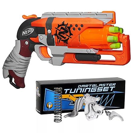 Blasterparts - Tuning-Full-Metal-Pack kompatibel für NERF - Zombie Strike Hammershot (1er Pack) - Power-Modding von Blasterparts