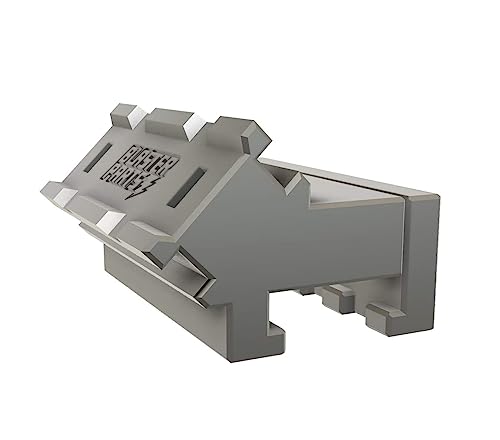 Slydev - Tactical-Rail Adapter 45° - kompatibel zu Nerf-Rails (schwarz) - Blaster-Modding und Zubehör für mehr Reichweite und Präzision von Blasterparts