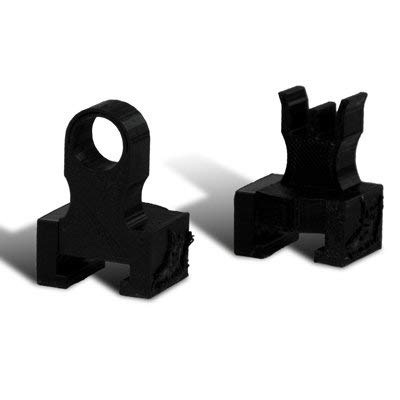 Slydev - Tactical-Rail Visier - Korn - high-Drop - kompatibel zu Nerf-Rails - Blaster-Modding und Zubehör für mehr Reichweite und Präzision von Blasterparts