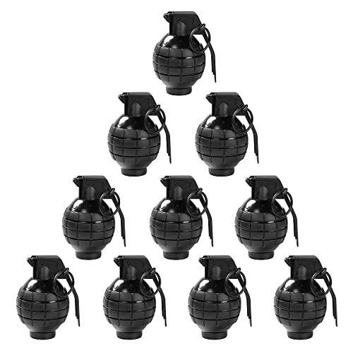 Spielzeug Handgranate mit Sound - schwarz - LARP Granate, Attrappe - Menge: 10 Stück von Blasterparts
