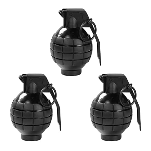 Spielzeug Handgranate mit Sound - schwarz - LARP Granate, Attrappe - Menge: 3 Stück von Blasterparts