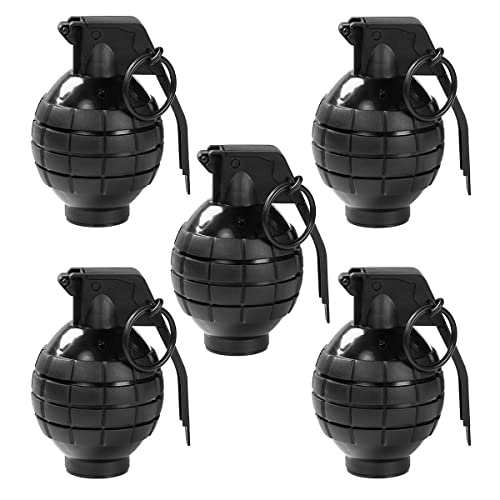 Spielzeug Handgranate mit Sound - schwarz - LARP Granate, Attrappe - Menge: 5 Stück von Blasterparts
