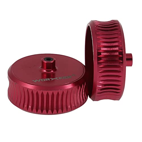 Worker - Gezahnte konkave Flyhweels aus Aluminium - Pink - Dartblaster Modding - Blastertuning & Zubehör von Blasterparts
