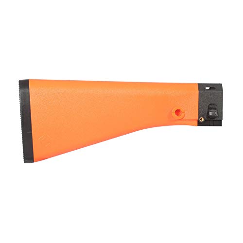 Worker - M16 Schulterstütze für NERF-Blaster - Schwarz-Orange - Dartblaster Modding - Blaster-Tuning & Zubehör von Blasterparts