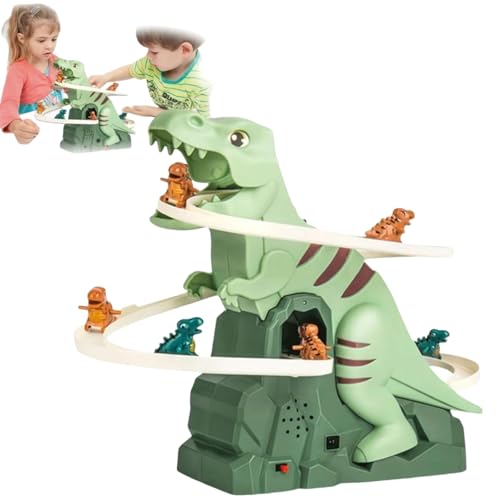 Dinosaurier achterbahn Spielzeug, Dinosaurier-Kletterbahn, Elektrische Dinosaurier-Achterbahn mit Licht und Musik, Geburtstag Dinosaurier achterbahn Spielzeug, Dinosaurier-Kletterbahn, Elektrische Dinosaurier-Achterbahn mit Licht und Musik, Geburtstag von BlauHaus