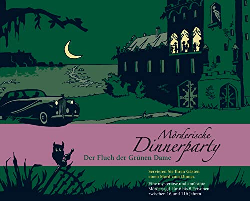 Mörderische Dinnerparty – Der Fluch der Grünen Dame - Krimidinner für zuhause für 6 bis 8 Personen/ spannendes Krimi Dinner Spiel/ Krimispiel für Erwachsene von Blaubart