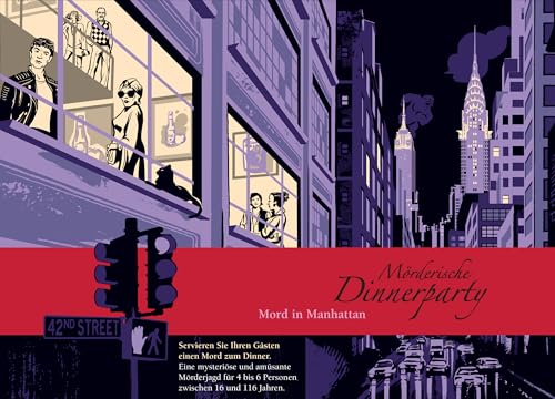 Blaubart Mörderische Dinnerparty Nr. 15 – Mord in Manhattan - Krimidinner für zuhause 4 bis 6 Personen - spannendes Krimi Dinner Spiel - Krimispiel für Erwachsene Blaubart Mörderische Dinnerparty Nr. 15 – Mord in Manhattan - Krimidinner für zuhause 4 bis 6 Personen - spannendes Krimi Dinner Spiel - Krimispiel für Erwachsene von Blaubart