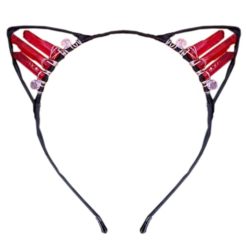 Blausky Cute Katzenohren Haarreif,Metall Haarband Ohren Kopfbedeckung mit Kristall Cat Ears Stirnbänder Katze Haarschmuck für Karneval Mottoparty Halloween Cosplay Geburtstagsparty,Farbe 10 Blausky Cute Katzenohren Haarreif,Metall Haarband Ohren Kopfbedeckung mit Kristall Cat Ears Stirnbänder Katze Haarschmuck für Karneval Mottoparty Halloween Cosplay Geburtstagsparty,Farbe 10 von Blausky