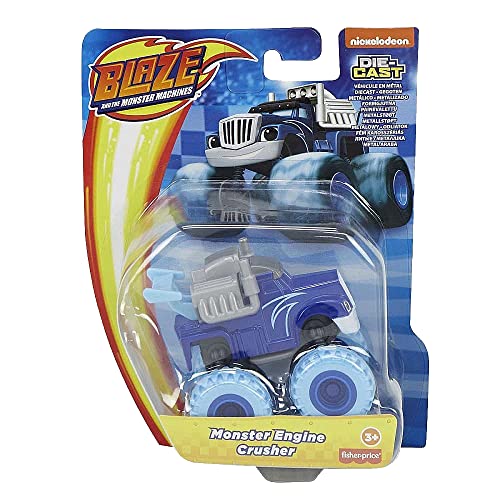 Blaze and The Monster Machines - GWX78 - Metallfahrzeug - Monster Engine Crusher - Druckguss - Neu von Blaze