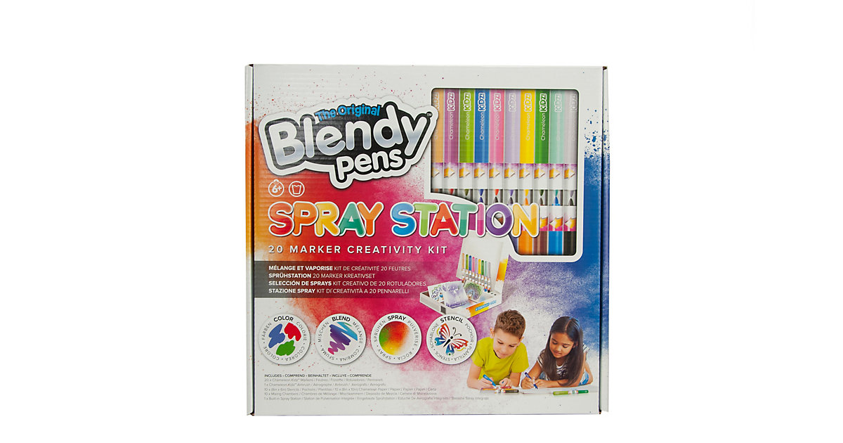 Blendy Pens Spray Station Creativity Kit, Sprühstifte mit Airbrush von Blendy Pens