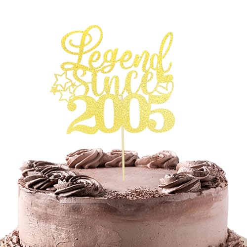 Bliceon Geburtstagstortenaufsätze, legendäre Designs 2005, 20. Geburtstag, Feiern, Jubiläen und Kuchendekoration, Partyzubehör Bliceon Geburtstagstortenaufsätze, legendäre Designs 2005, 20. Geburtstag, Feiern, Jubiläen und Kuchendekoration, Partyzubehör von Bliceon