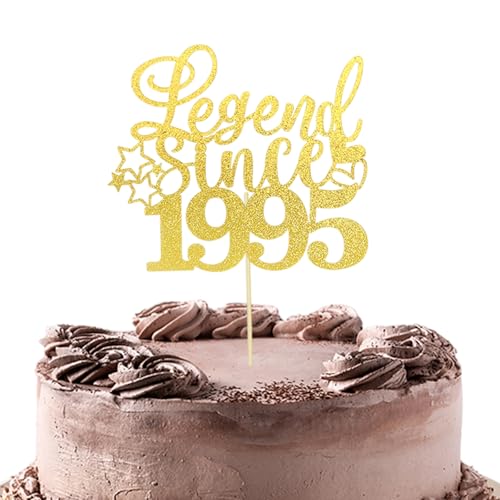 Bliceon Geburtstagstortenaufsätze, legendäres Design von 1995, 30. Geburtstag, Kuchendekoration, Feier, Hochzeitstag und Partyzubehör Bliceon Geburtstagstortenaufsätze, legendäres Design von 1995, 30. Geburtstag, Kuchendekoration, Feier, Hochzeitstag und Partyzubehör von Bliceon