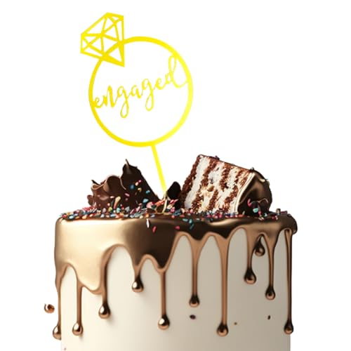 Bliceon Verlobungs-Kuchenaufsatz, rustikale Holz-Kuchendekoration für Verlobungsfeiern, Hochzeiten, Brautpartys und Feiern, einzigartige Verlobungsdekorationen Bliceon Verlobungs-Kuchenaufsatz, rustikale Holz-Kuchendekoration für Verlobungsfeiern, Hochzeiten, Brautpartys und Feiern, einzigartige Verlobungsdekorationen von Bliceon