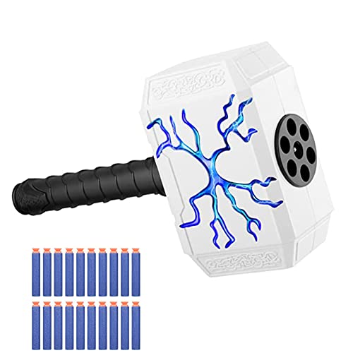 BlinBlin Thor Hammer Toy, Kinder Thor Hammerspielzeug, Thor Hammer Toy mit 20 Bällen, Indoor und Outdoor Shooter Spiel,Rollenspielspielzeug für Kinder BlinBlin Thor Hammer Toy, Kinder Thor Hammerspielzeug, Thor Hammer Toy mit 20 Bällen, Indoor und Outdoor Shooter Spiel,Rollenspielspielzeug für Kinder von BlinBlin
