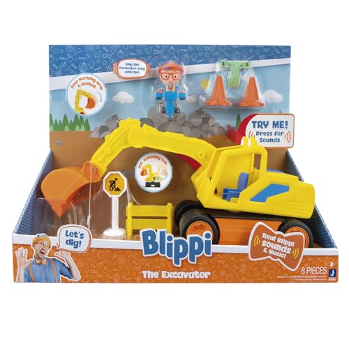 Blippi BLP0095 EA Bagger, Gelb Blippi BLP0095 EA Bagger, Gelb von Blippi