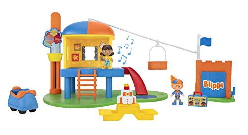 Blippi BLP0167 Ultimate Adventure, Deluxe Enthält Party, Mädchenfigur, Spielplatz-Spielset, 4 Zubehörteile, Sounds, funktionierender Ballonkorbaufzug, Amazon Exklusiv, Multi Blippi BLP0167 Ultimate Adventure, Deluxe Enthält Party, Mädchenfigur, Spielplatz-Spielset, 4 Zubehörteile, Sounds, funktionierender Ballonkorbaufzug, Amazon Exklusiv, Multi von Blippi