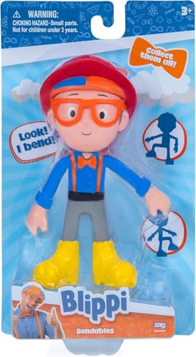 Blippi Biegbare 13 cm große Spielfiguren – Feuerwehrmann von Blippi