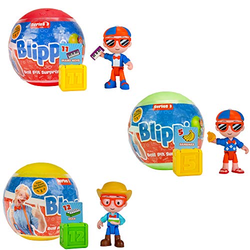 NANQUAN Blippi Ball Pit Surprise 3 Pack Bundle Learn Shapes and Numbers Toy Figures for Children and Toddlers NANQUAN Blippi Ball Pit Surprise 3 Pack Bundle Learn Shapes and Numbers Toy Figures for Children and Toddlers von Blippi