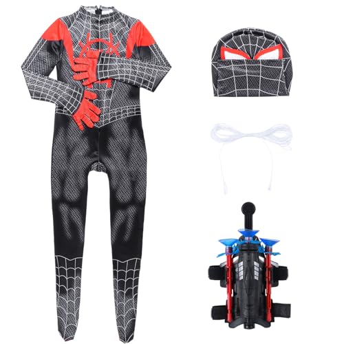 Blisscok Spider Karneval Faschingskostüme Junge Kinder,Superhelden Kostüm mit Maske Zubehör für Karneval Kostüm Cosplay Blisscok Spider Karneval Faschingskostüme Junge Kinder,Superhelden Kostüm mit Maske Zubehör für Karneval Kostüm Cosplay von Blisscok