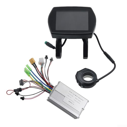 Elektrischer Fahrradcontroller mit LCD-Display, Bedienfeld, bürstenloses Controller-Set, glatt für Kugoo G2 Pro Ride mit zuverlässigem LCD-Display und leistungsstarkem Controller-Set (1 Display) von BlissfulAbode