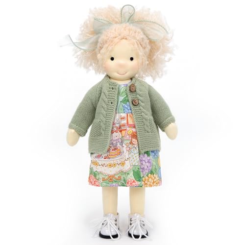 BlissfulPixie Handgemachte Waldorfpuppe,Personalisierte Stoffpuppe & Plüschpuppe für Kinder,Geburtstagsgeschenk mit Schöner Geschenkbo-Aaliyah30CM BlissfulPixie Handgemachte Waldorfpuppe,Personalisierte Stoffpuppe & Plüschpuppe für Kinder,Geburtstagsgeschenk mit Schöner Geschenkbo-Aaliyah30CM von BlissfulPixie