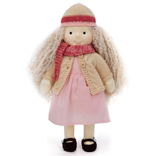 BlissfulPixie Handgemachte Waldorfpuppe,Personalisierte Stoffpuppe & Plüschpuppe für Kinder,Geburtstagsgeschenk mit Schöner Geschenkbo-Abigail 30cm BlissfulPixie Handgemachte Waldorfpuppe,Personalisierte Stoffpuppe & Plüschpuppe für Kinder,Geburtstagsgeschenk mit Schöner Geschenkbo-Abigail 30cm von BlissfulPixie