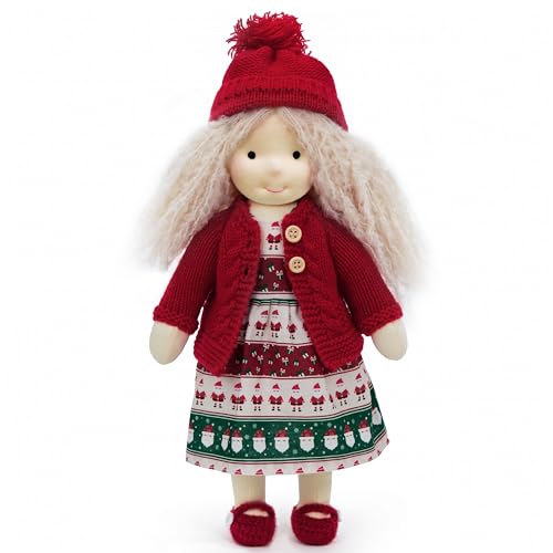 BlissfulPixie Handgemachte Waldorfpuppe,Personalisierte Stoffpuppe & Plüschpuppe für Kinder,Geburtstagsgeschenk mit Schöner Geschenkbo-Allison 30cm BlissfulPixie Handgemachte Waldorfpuppe,Personalisierte Stoffpuppe & Plüschpuppe für Kinder,Geburtstagsgeschenk mit Schöner Geschenkbo-Allison 30cm von BlissfulPixie