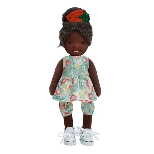 BlissfulPixie Handgemachte Waldorfpuppe,Personalisierte Stoffpuppe & Plüschpuppe für Kinder,Geburtstagsgeschenk mit Schöner Geschenkbo-Anne30CM von BlissfulPixie