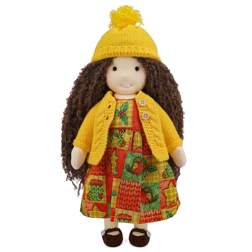 BlissfulPixie Handgemachte Waldorfpuppe,Personalisierte Stoffpuppe & Plüschpuppe für Kinder,Geburtstagsgeschenk mit Schöner Geschenkbo-Ariana 30cm BlissfulPixie Handgemachte Waldorfpuppe,Personalisierte Stoffpuppe & Plüschpuppe für Kinder,Geburtstagsgeschenk mit Schöner Geschenkbo-Ariana 30cm von BlissfulPixie