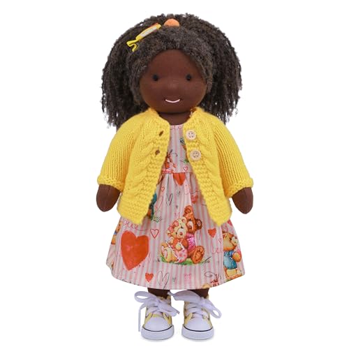 BlissfulPixie Handgemachte Waldorfpuppe,Personalisierte Stoffpuppe & Plüschpuppe für Kinder,Geburtstagsgeschenk mit Schöner Geschenkbo-Claire30CM BlissfulPixie Handgemachte Waldorfpuppe,Personalisierte Stoffpuppe & Plüschpuppe für Kinder,Geburtstagsgeschenk mit Schöner Geschenkbo-Claire30CM von BlissfulPixie