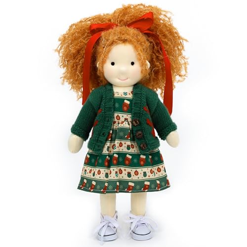 BlissfulPixie Handgemachte Waldorfpuppe,Personalisierte Stoffpuppe & Plüschpuppe für Kinder,Geburtstagsgeschenk mit Schöner Geschenkbo-Cora 30cm BlissfulPixie Handgemachte Waldorfpuppe,Personalisierte Stoffpuppe & Plüschpuppe für Kinder,Geburtstagsgeschenk mit Schöner Geschenkbo-Cora 30cm von BlissfulPixie