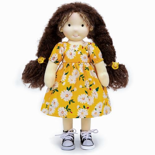 BlissfulPixie Handgemachte Waldorfpuppe,Personalisierte Stoffpuppe & Plüschpuppe für Kinder,Geburtstagsgeschenk mit Schöner Geschenkbo-Dagmar 30cm BlissfulPixie Handgemachte Waldorfpuppe,Personalisierte Stoffpuppe & Plüschpuppe für Kinder,Geburtstagsgeschenk mit Schöner Geschenkbo-Dagmar 30cm von BlissfulPixie