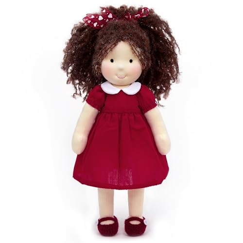 BlissfulPixie Handgemachte Waldorfpuppe,Personalisierte Stoffpuppe & Plüschpuppe für Kinder,Geburtstagsgeschenk mit Schöner Geschenkbo-Eleanor 30cm BlissfulPixie Handgemachte Waldorfpuppe,Personalisierte Stoffpuppe & Plüschpuppe für Kinder,Geburtstagsgeschenk mit Schöner Geschenkbo-Eleanor 30cm von BlissfulPixie