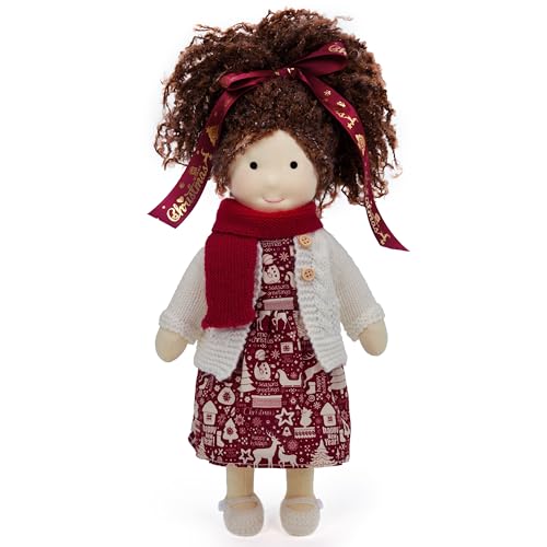BlissfulPixie Handgemachte Waldorfpuppe,Personalisierte Stoffpuppe & Plüschpuppe für Kinder,Geburtstagsgeschenk mit Schöner Geschenkbo-Eva 30cm BlissfulPixie Handgemachte Waldorfpuppe,Personalisierte Stoffpuppe & Plüschpuppe für Kinder,Geburtstagsgeschenk mit Schöner Geschenkbo-Eva 30cm von BlissfulPixie