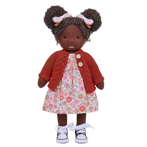 BlissfulPixie Handgemachte Waldorfpuppe,Personalisierte Stoffpuppe & Plüschpuppe für Kinder,Geburtstagsgeschenk mit Schöner Geschenkbo-Evelyn30CM BlissfulPixie Handgemachte Waldorfpuppe,Personalisierte Stoffpuppe & Plüschpuppe für Kinder,Geburtstagsgeschenk mit Schöner Geschenkbo-Evelyn30CM von BlissfulPixie
