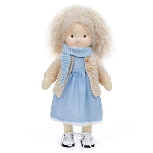 BlissfulPixie Handgemachte Waldorfpuppe,Personalisierte Stoffpuppe & Plüschpuppe für Kinder,Geburtstagsgeschenk mit Schöner Geschenkbo-Florke 30cm BlissfulPixie Handgemachte Waldorfpuppe,Personalisierte Stoffpuppe & Plüschpuppe für Kinder,Geburtstagsgeschenk mit Schöner Geschenkbo-Florke 30cm von BlissfulPixie