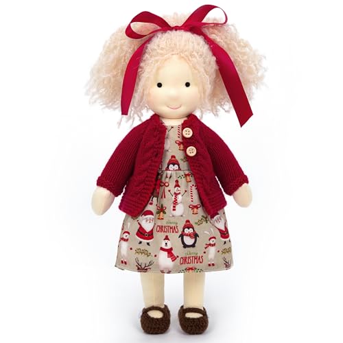 BlissfulPixie Handgemachte Waldorfpuppe,Personalisierte Stoffpuppe & Plüschpuppe für Kinder,Geburtstagsgeschenk mit Schöner Geschenkbo-Gabriella 30cm BlissfulPixie Handgemachte Waldorfpuppe,Personalisierte Stoffpuppe & Plüschpuppe für Kinder,Geburtstagsgeschenk mit Schöner Geschenkbo-Gabriella 30cm von BlissfulPixie