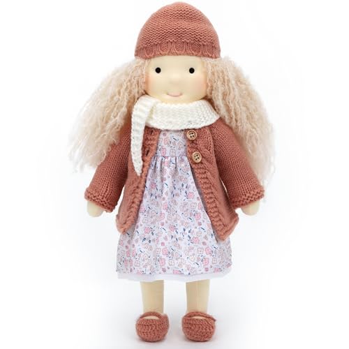 BlissfulPixie Handgemachte Waldorfpuppe,Personalisierte Stoffpuppe & Plüschpuppe für Kinder,Geburtstagsgeschenk mit Schöner Geschenkbo-Genesis 30cm BlissfulPixie Handgemachte Waldorfpuppe,Personalisierte Stoffpuppe & Plüschpuppe für Kinder,Geburtstagsgeschenk mit Schöner Geschenkbo-Genesis 30cm von BlissfulPixie