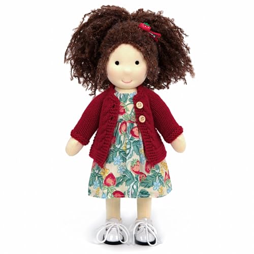 BlissfulPixie Handgemachte Waldorfpuppe,Personalisierte Stoffpuppe & Plüschpuppe für Kinder,Geburtstagsgeschenk mit Schöner Geschenkbo-Gianna30CM BlissfulPixie Handgemachte Waldorfpuppe,Personalisierte Stoffpuppe & Plüschpuppe für Kinder,Geburtstagsgeschenk mit Schöner Geschenkbo-Gianna30CM von BlissfulPixie