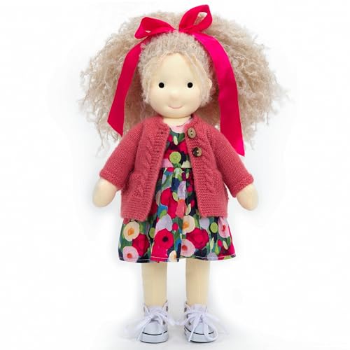 BlissfulPixie Handgemachte Waldorfpuppe,Personalisierte Stoffpuppe & Plüschpuppe für Kinder,Geburtstagsgeschenk mit Schöner Geschenkbo-Hailey30CM BlissfulPixie Handgemachte Waldorfpuppe,Personalisierte Stoffpuppe & Plüschpuppe für Kinder,Geburtstagsgeschenk mit Schöner Geschenkbo-Hailey30CM von BlissfulPixie