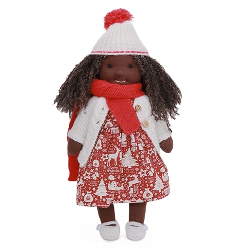 BlissfulPixie Handgemachte Waldorfpuppe,Personalisierte Stoffpuppe & Plüschpuppe für Kinder,Geburtstagsgeschenk mit Schöner Geschenkbo-Honoratka30CM BlissfulPixie Handgemachte Waldorfpuppe,Personalisierte Stoffpuppe & Plüschpuppe für Kinder,Geburtstagsgeschenk mit Schöner Geschenkbo-Honoratka30CM von BlissfulPixie