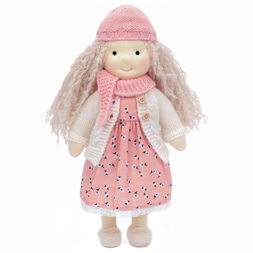 BlissfulPixie Handgemachte Waldorfpuppe,Personalisierte Stoffpuppe & Plüschpuppe für Kinder,Geburtstagsgeschenk mit Schöner Geschenkbo-Julka 30cm BlissfulPixie Handgemachte Waldorfpuppe,Personalisierte Stoffpuppe & Plüschpuppe für Kinder,Geburtstagsgeschenk mit Schöner Geschenkbo-Julka 30cm von BlissfulPixie