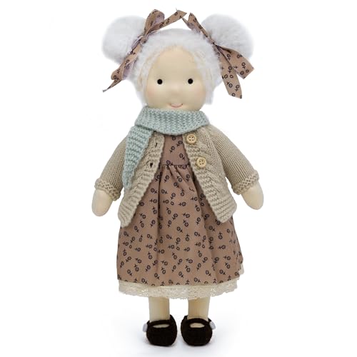BlissfulPixie Handgemachte Waldorfpuppe,Personalisierte Stoffpuppe & Plüschpuppe für Kinder,Geburtstagsgeschenk mit Schöner Geschenkbo-Juu 30cm BlissfulPixie Handgemachte Waldorfpuppe,Personalisierte Stoffpuppe & Plüschpuppe für Kinder,Geburtstagsgeschenk mit Schöner Geschenkbo-Juu 30cm von BlissfulPixie