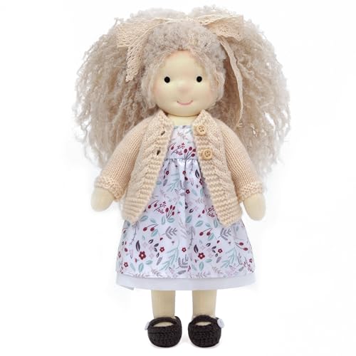 BlissfulPixie Handgemachte Waldorfpuppe,Personalisierte Stoffpuppe & Plüschpuppe für Kinder,Geburtstagsgeschenk mit Schöner Geschenkbo-Kiki 30cm BlissfulPixie Handgemachte Waldorfpuppe,Personalisierte Stoffpuppe & Plüschpuppe für Kinder,Geburtstagsgeschenk mit Schöner Geschenkbo-Kiki 30cm von BlissfulPixie