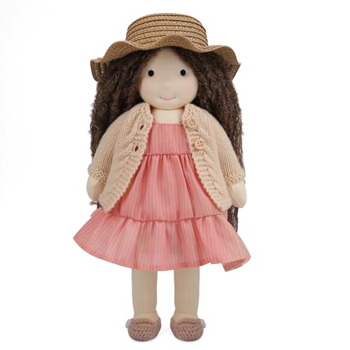 BlissfulPixie Handgemachte Waldorfpuppe,Personalisierte Stoffpuppe & Plüschpuppe für Kinder,Geburtstagsgeschenk mit Schöner Geschenkbo-Kristy 30cm BlissfulPixie Handgemachte Waldorfpuppe,Personalisierte Stoffpuppe & Plüschpuppe für Kinder,Geburtstagsgeschenk mit Schöner Geschenkbo-Kristy 30cm von BlissfulPixie